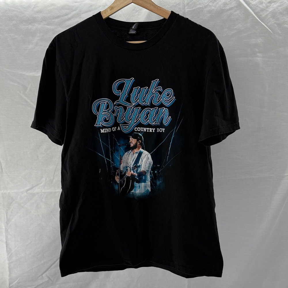 Luke Bryan 2024 Official Concert Tee, Large Black